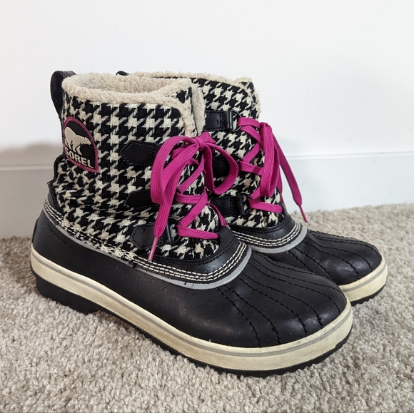 Sorel Houndstooth Women's Snow Boots - Picture 1 of 7
